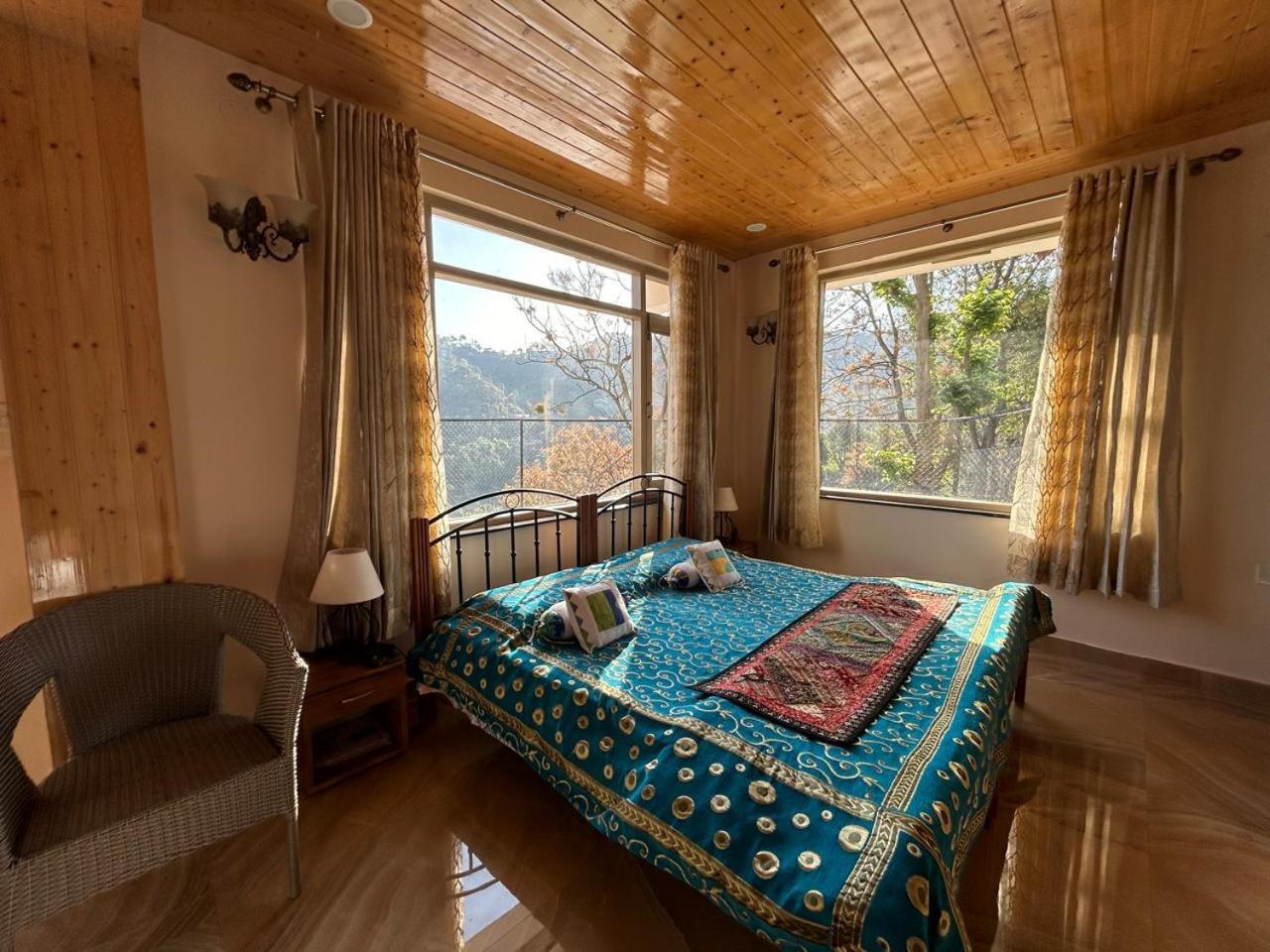Idyllic Private Cottage W/King Bed + Mountain View Kasauli Exterior foto